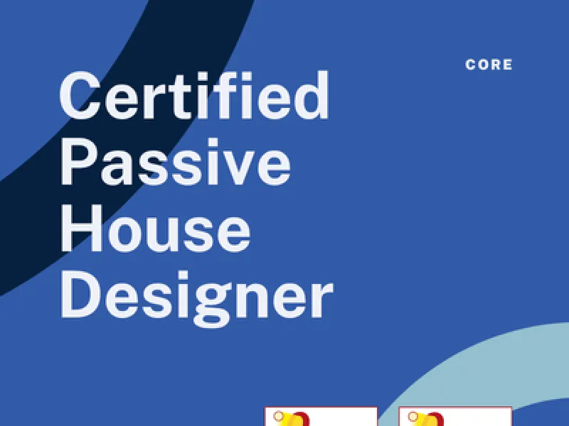 Certified Passive House Designer Affiliate Logo
