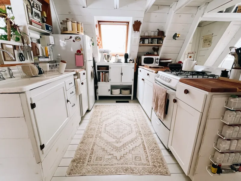 A well designed kitchen in an old home