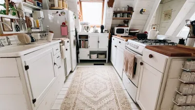 A well designed kitchen in an old home