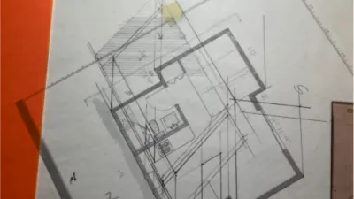 Axonometric drawing work for showing siding and roofing details