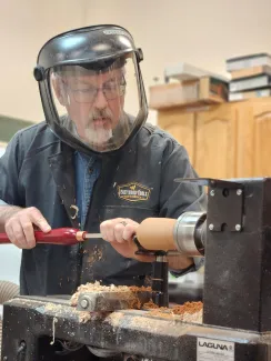 Ken Burton wood turning