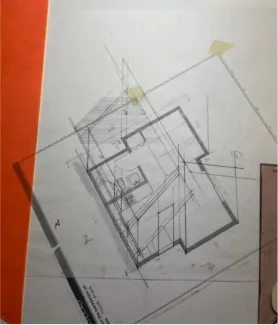 Axonometric drawing work for showing siding and roofing details
