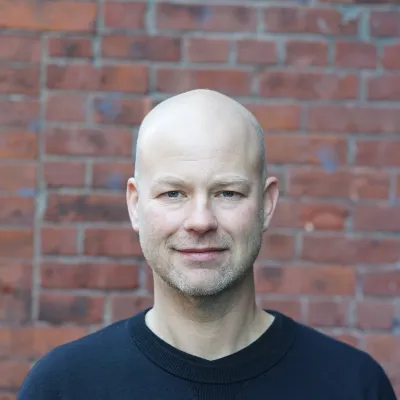 face shot portrait of man